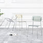 Industrial Style Plastic Dining Armless Chairs Open Back Dining Side Chair for Home Clearhalo ' kitchen&dining_furn' 'Dining Chairs' 'Dining Tables & Seating' 'dining_chair' 'furn' 'furn_dining_chair' 'Furniture' 'furniture_dining_chair' 'Kitchen & Dining Furniture' 'kitchen' 3950598