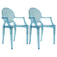 Minimalist Style Open Back Dining Side Chairs Plastic Dining Armchairs Blue 2 Piece Set Clearhalo ' kitchen&dining_furn' 'Dining Chairs' 'Dining Tables & Seating' 'dining_chair' 'furn' 'furn_dining_chair' 'Furniture' 'furniture_dining_chair' 'Kitchen & Dining Furniture' 'kitchen' 3950654