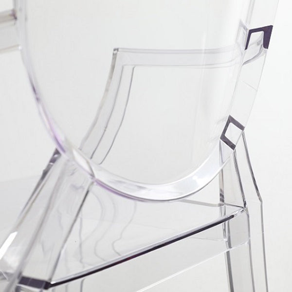 Minimalist Style Open Back Dining Side Chairs Plastic Dining Armchairs Clearhalo ' kitchen&dining_furn' 'Dining Chairs' 'Dining Tables & Seating' 'dining_chair' 'furn' 'furn_dining_chair' 'Furniture' 'furniture_dining_chair' 'Kitchen & Dining Furniture' 'kitchen' 3950658