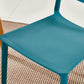 Plastic Stackable Dining Side Chair Open Back Armless Dining Chairs (Set of 4) Clearhalo ' kitchen&dining_furn' 'Dining Chairs' 'Dining Tables & Seating' 'dining_chair' 'furn' 'furn_dining_chair' 'Furniture' 'furniture_dining_chair' 'Kitchen & Dining Furniture' 'kitchen' 3950679