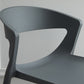 Minimalist Style Plastic Dining Armless Chairs Open Back Dining Side Chair Clearhalo ' kitchen&dining_furn' 'Dining Chairs' 'Dining Tables & Seating' 'dining_chair' 'furn' 'furn_dining_chair' 'Furniture' 'furniture_dining_chair' 'Kitchen & Dining Furniture' 'kitchen' 3950699