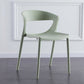 Minimalist Style Plastic Dining Armless Chairs Open Back Dining Side Chair Green 1 Piece Clearhalo ' kitchen&dining_furn' 'Dining Chairs' 'Dining Tables & Seating' 'dining_chair' 'furn' 'furn_dining_chair' 'Furniture' 'furniture_dining_chair' 'Kitchen & Dining Furniture' 'kitchen' 3950716