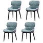 Nordic Style Leather Dining Upholstered Chairs Wingback Parsons Arm Chairs Turquoise 4 Piece Set Clearhalo ' kitchen&dining_furn' 'Dining Chairs' 'Dining Tables & Seating' 'dining_chair' 'furn' 'furn_dining_chair' 'Furniture' 'furniture_dining_chair' 'Kitchen & Dining Furniture' 'kitchen' 3950772