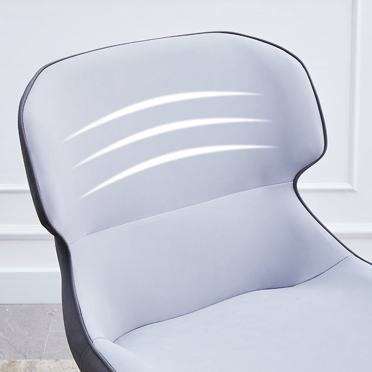 Nordic Style Leather Dining Upholstered Chairs Wingback Parsons Arm Chairs Clearhalo ' kitchen&dining_furn' 'Dining Chairs' 'Dining Tables & Seating' 'dining_chair' 'furn' 'furn_dining_chair' 'Furniture' 'furniture_dining_chair' 'Kitchen & Dining Furniture' 'kitchen' 3950773