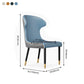 Scandinavian Style Wingback Chairs Leather Dining Armless Chairs for Home Clearhalo ' kitchen&dining_furn' 'Dining Chairs' 'Dining Tables & Seating' 'dining_chair' 'furn' 'furn_dining_chair' 'Furniture' 'furniture_dining_chair' 'Kitchen & Dining Furniture' 'kitchen' 3950821