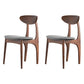 Scandinavian Style Wood Dining Side Chair Open Back Dining Side Chairs for Home Use Grey 2 Piece Set Walnut Clearhalo ' kitchen&dining_furn' 'Dining Chairs' 'Dining Tables & Seating' 'dining_chair' 'furn' 'furn_dining_chair' 'Furniture' 'furniture_dining_chair' 'Kitchen & Dining Furniture' 'kitchen' 3950858