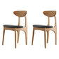 Scandinavian Style Wood Dining Side Chair Open Back Dining Side Chairs for Home Use Black 2 Piece Set Natural Wood Clearhalo ' kitchen&dining_furn' 'Dining Chairs' 'Dining Tables & Seating' 'dining_chair' 'furn' 'furn_dining_chair' 'Furniture' 'furniture_dining_chair' 'Kitchen & Dining Furniture' 'kitchen' 3950866