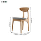 Scandinavian Style Wood Dining Side Chair Open Back Dining Side Chairs for Home Use Clearhalo ' kitchen&dining_furn' 'Dining Chairs' 'Dining Tables & Seating' 'dining_chair' 'furn' 'furn_dining_chair' 'Furniture' 'furniture_dining_chair' 'Kitchen & Dining Furniture' 'kitchen' 3950874