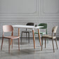 Scandinavian Plastic Armless Dining Chairs Stackable Open Back Side Chair (Set of 4) Clearhalo ' kitchen&dining_furn' 'Dining Chairs' 'Dining Tables & Seating' 'dining_chair' 'furn' 'furn_dining_chair' 'Furniture' 'furniture_dining_chair' 'Kitchen & Dining Furniture' 'kitchen' 3950944