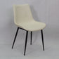 Scandinavian Style Leather Dining Chair Solid Back Single Arm Dining Chair for Home White Clearhalo ' kitchen&dining_furn' 'Dining Chairs' 'Dining Tables & Seating' 'dining_chair' 'furn' 'furn_dining_chair' 'Furniture' 'furniture_dining_chair' 'Kitchen & Dining Furniture' 'kitchen' 3951031