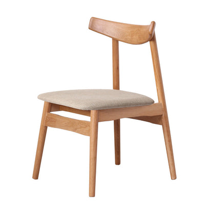 Contemporary Style Dining Room Chairs Solid Dining Armless Chairs with Wooden Legs Gray-Khaki 1 Piece Clearhalo ' kitchen&dining_furn' 'Dining Chairs' 'Dining Tables & Seating' 'dining_chair' 'furn' 'furn_dining_chair' 'Furniture' 'furniture_dining_chair' 'Kitchen & Dining Furniture' 'kitchen' 3951044