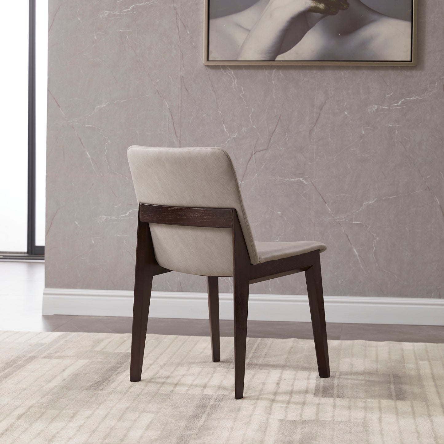 Contemporary Style Wooden Dining Chairs Dining Armless Side Chairs for Kitchen Clearhalo ' kitchen&dining_furn' 'Dining Chairs' 'Dining Tables & Seating' 'dining_chair' 'furn' 'furn_dining_chair' 'Furniture' 'furniture_dining_chair' 'Kitchen & Dining Furniture' 'kitchen' 3951066