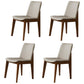 Contemporary Style Wooden Dining Chairs Dining Armless Side Chairs for Kitchen Pewter 4 Piece Set Clearhalo ' kitchen&dining_furn' 'Dining Chairs' 'Dining Tables & Seating' 'dining_chair' 'furn' 'furn_dining_chair' 'Furniture' 'furniture_dining_chair' 'Kitchen & Dining Furniture' 'kitchen' 3951075