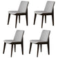 Contemporary Style Wooden Dining Chairs Dining Armless Side Chairs for Kitchen Light Gray 4 Piece Set Clearhalo ' kitchen&dining_furn' 'Dining Chairs' 'Dining Tables & Seating' 'dining_chair' 'furn' 'furn_dining_chair' 'Furniture' 'furniture_dining_chair' 'Kitchen & Dining Furniture' 'kitchen' 3951081