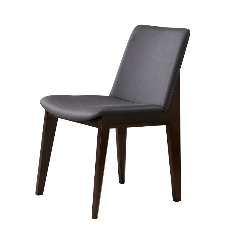 Contemporary Style Wooden Dining Chairs Dining Armless Side Chairs for Kitchen Black 1 Piece Clearhalo ' kitchen&dining_furn' 'Dining Chairs' 'Dining Tables & Seating' 'dining_chair' 'furn' 'furn_dining_chair' 'Furniture' 'furniture_dining_chair' 'Kitchen & Dining Furniture' 'kitchen' 3951082