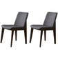 Contemporary Style Wooden Dining Chairs Dining Armless Side Chairs for Kitchen Black 2 Piece Set Clearhalo ' kitchen&dining_furn' 'Dining Chairs' 'Dining Tables & Seating' 'dining_chair' 'furn' 'furn_dining_chair' 'Furniture' 'furniture_dining_chair' 'Kitchen & Dining Furniture' 'kitchen' 3951083