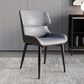 Contemporary Style Metal Dining Chairs Wingback Arm Dining Side Chair for Kitchen Dark Gray 1 Piece Clearhalo ' kitchen&dining_furn' 'Dining Chairs' 'Dining Tables & Seating' 'dining_chair' 'furn' 'furn_dining_chair' 'Furniture' 'furniture_dining_chair' 'Kitchen & Dining Furniture' 'kitchen' 3951143