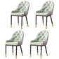 Nordic Style Metal Dining Chairs Parsons Arm Dining Side Chair for Kitchen Green 4 Piece Set Clearhalo ' kitchen&dining_furn' 'Dining Chairs' 'Dining Tables & Seating' 'dining_chair' 'furn' 'furn_dining_chair' 'Furniture' 'furniture_dining_chair' 'Kitchen & Dining Furniture' 'kitchen' 3951230