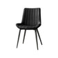 Scandinavian Study Room Leather Side Chair Matte Finish Parsons Dining Chairs Black 1 Piece Black Clearhalo ' kitchen&dining_furn' 'Dining Chairs' 'Dining Tables & Seating' 'dining_chair' 'furn' 'furn_dining_chair' 'Furniture' 'furniture_dining_chair' 'Kitchen & Dining Furniture' 'kitchen' 3955757