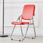 Modern Indoor-Outdoor Chair Metal Folding Armless Open Back Dining Side Chair Red 1 Piece Clearhalo ' kitchen&dining_furn' 'Dining Chairs' 'Dining Tables & Seating' 'dining_chair' 'furn' 'furn_dining_chair' 'Furniture' 'furniture_dining_chair' 'Kitchen & Dining Furniture' 'kitchen' 3955781