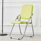 Modern Indoor-Outdoor Chair Metal Folding Armless Open Back Dining Side Chair Light Green 1 Piece Clearhalo ' kitchen&dining_furn' 'Dining Chairs' 'Dining Tables & Seating' 'dining_chair' 'furn' 'furn_dining_chair' 'Furniture' 'furniture_dining_chair' 'Kitchen & Dining Furniture' 'kitchen' 3955802