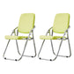 Modern Indoor-Outdoor Chair Metal Folding Armless Open Back Dining Side Chair Light Green 2 Piece Set Clearhalo ' kitchen&dining_furn' 'Dining Chairs' 'Dining Tables & Seating' 'dining_chair' 'furn' 'furn_dining_chair' 'Furniture' 'furniture_dining_chair' 'Kitchen & Dining Furniture' 'kitchen' 3955803