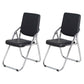 Modern Indoor-Outdoor Chair Metal Folding Armless Open Back Dining Side Chair Black 2 Piece Set Clearhalo ' kitchen&dining_furn' 'Dining Chairs' 'Dining Tables & Seating' 'dining_chair' 'furn' 'furn_dining_chair' 'Furniture' 'furniture_dining_chair' 'Kitchen & Dining Furniture' 'kitchen' 3955809