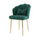 Scandinavian Bedroom Upholstered Arm Chair Matte Finish Solid Back Dining Chair Green 1 Piece Brass Gold Clearhalo ' kitchen&dining_furn' 'Dining Chairs' 'Dining Tables & Seating' 'dining_chair' 'furn' 'furn_dining_chair' 'Furniture' 'furniture_dining_chair' 'Kitchen & Dining Furniture' 'kitchen' 3955843