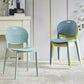 Contemporary Plastic Side Chair Home Stackable Armless Open Back Dining Side Chair Clearhalo ' kitchen&dining_furn' 'Dining Chairs' 'Dining Tables & Seating' 'dining_chair' 'furn' 'furn_dining_chair' 'Furniture' 'furniture_dining_chair' 'Kitchen & Dining Furniture' 'kitchen' 3955920
