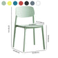 Modern Indoor-Outdoor Plastic Side Chair Armless Open Back Dining Side Chair Clearhalo ' kitchen&dining_furn' 'Dining Chairs' 'Dining Tables & Seating' 'dining_chair' 'furn' 'furn_dining_chair' 'Furniture' 'furniture_dining_chair' 'Kitchen & Dining Furniture' 'kitchen' 3956035