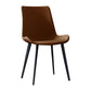 Contemporary Home Leather Side Chair Matte Finish Parsons Dining Chairs Brown 1 Piece Clearhalo ' kitchen&dining_furn' 'Dining Chairs' 'Dining Tables & Seating' 'dining_chair' 'furn' 'furn_dining_chair' 'Furniture' 'furniture_dining_chair' 'Kitchen & Dining Furniture' 'kitchen' 3956045