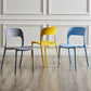 Contemporary Plastic Side Chair Home Stacking Open Back Armless Dining Side Chair Clearhalo ' kitchen&dining_furn' 'Dining Chairs' 'Dining Tables & Seating' 'dining_chair' 'furn' 'furn_dining_chair' 'Furniture' 'furniture_dining_chair' 'Kitchen & Dining Furniture' 'kitchen' 3956062