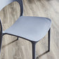 Contemporary Plastic Side Chair Home Stacking Open Back Armless Dining Side Chair Clearhalo ' kitchen&dining_furn' 'Dining Chairs' 'Dining Tables & Seating' 'dining_chair' 'furn' 'furn_dining_chair' 'Furniture' 'furniture_dining_chair' 'Kitchen & Dining Furniture' 'kitchen' 3956075