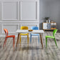 Contemporary Plastic Side Chair Home Stacking Open Back Armless Dining Side Chair Clearhalo ' kitchen&dining_furn' 'Dining Chairs' 'Dining Tables & Seating' 'dining_chair' 'furn' 'furn_dining_chair' 'Furniture' 'furniture_dining_chair' 'Kitchen & Dining Furniture' 'kitchen' 3956082