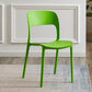 Contemporary Plastic Side Chair Home Stacking Open Back Armless Dining Side Chair Green 1 Piece Clearhalo ' kitchen&dining_furn' 'Dining Chairs' 'Dining Tables & Seating' 'dining_chair' 'furn' 'furn_dining_chair' 'Furniture' 'furniture_dining_chair' 'Kitchen & Dining Furniture' 'kitchen' 3956097