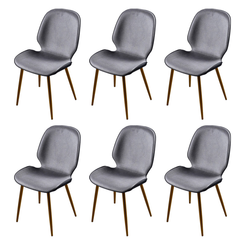 Scandinavian Conference Room Side Chair Matte Upholstered Finish Parsons Dining Chairs Grey 6 Piece Set Brass Gold Clearhalo ' kitchen&dining_furn' 'Dining Chairs' 'Dining Tables & Seating' 'dining_chair' 'furn' 'furn_dining_chair' 'Furniture' 'furniture_dining_chair' 'Kitchen & Dining Furniture' 'kitchen' 3956195