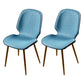 Scandinavian Conference Room Side Chair Matte Upholstered Finish Parsons Dining Chairs Blue 2 Piece Set Brass Gold Clearhalo ' kitchen&dining_furn' 'Dining Chairs' 'Dining Tables & Seating' 'dining_chair' 'furn' 'furn_dining_chair' 'Furniture' 'furniture_dining_chair' 'Kitchen & Dining Furniture' 'kitchen' 3956202