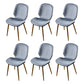 Scandinavian Conference Room Side Chair Matte Upholstered Finish Parsons Dining Chairs Light Blue 6 Piece Set Brass Gold Clearhalo ' kitchen&dining_furn' 'Dining Chairs' 'Dining Tables & Seating' 'dining_chair' 'furn' 'furn_dining_chair' 'Furniture' 'furniture_dining_chair' 'Kitchen & Dining Furniture' 'kitchen' 3956207