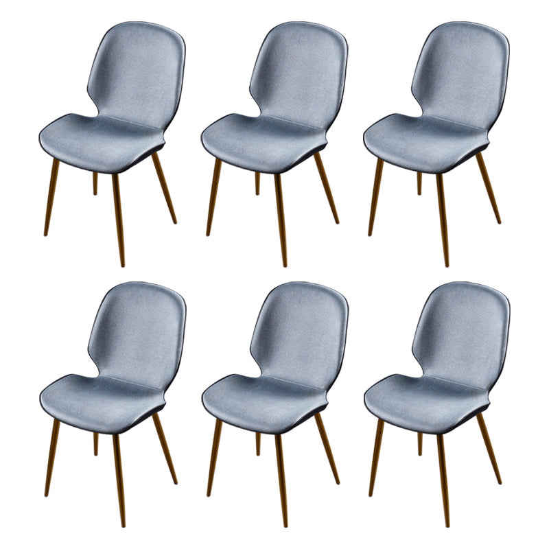 Scandinavian Conference Room Side Chair Matte Upholstered Finish Parsons Dining Chairs Light Blue 6 Piece Set Brass Gold Clearhalo ' kitchen&dining_furn' 'Dining Chairs' 'Dining Tables & Seating' 'dining_chair' 'furn' 'furn_dining_chair' 'Furniture' 'furniture_dining_chair' 'Kitchen & Dining Furniture' 'kitchen' 3956207