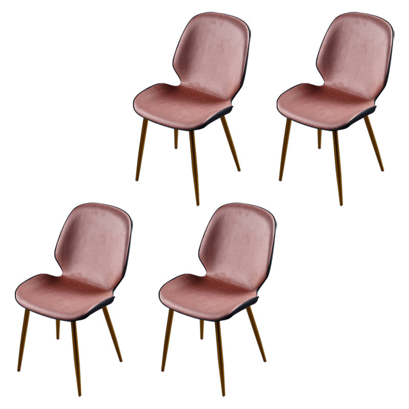 Scandinavian Conference Room Side Chair Matte Upholstered Finish Parsons Dining Chairs Chocolate 4 Piece Set Brass Gold Clearhalo ' kitchen&dining_furn' 'Dining Chairs' 'Dining Tables & Seating' 'dining_chair' 'furn' 'furn_dining_chair' 'Furniture' 'furniture_dining_chair' 'Kitchen & Dining Furniture' 'kitchen' 3956209
