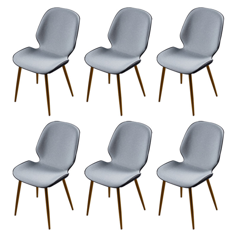 Scandinavian Conference Room Side Chair Matte Upholstered Finish Parsons Dining Chairs Light Gray 6 Piece Set Brass Gold Clearhalo ' kitchen&dining_furn' 'Dining Chairs' 'Dining Tables & Seating' 'dining_chair' 'furn' 'furn_dining_chair' 'Furniture' 'furniture_dining_chair' 'Kitchen & Dining Furniture' 'kitchen' 3956213
