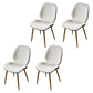 Scandinavian Conference Room Side Chair Matte Upholstered Finish Parsons Dining Chairs White 4 Piece Set Brass Gold Clearhalo ' kitchen&dining_furn' 'Dining Chairs' 'Dining Tables & Seating' 'dining_chair' 'furn' 'furn_dining_chair' 'Furniture' 'furniture_dining_chair' 'Kitchen & Dining Furniture' 'kitchen' 3956215