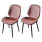 Scandinavian Conference Room Side Chair Matte Upholstered Finish Parsons Dining Chairs Chocolate 2 Piece Set Black Clearhalo ' kitchen&dining_furn' 'Dining Chairs' 'Dining Tables & Seating' 'dining_chair' 'furn' 'furn_dining_chair' 'Furniture' 'furniture_dining_chair' 'Kitchen & Dining Furniture' 'kitchen' 3956220