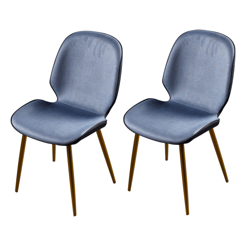 Scandinavian Conference Room Side Chair Matte Upholstered Finish Parsons Dining Chairs Peacock Blue 2 Piece Set Brass Gold Clearhalo ' kitchen&dining_furn' 'Dining Chairs' 'Dining Tables & Seating' 'dining_chair' 'furn' 'furn_dining_chair' 'Furniture' 'furniture_dining_chair' 'Kitchen & Dining Furniture' 'kitchen' 3956229