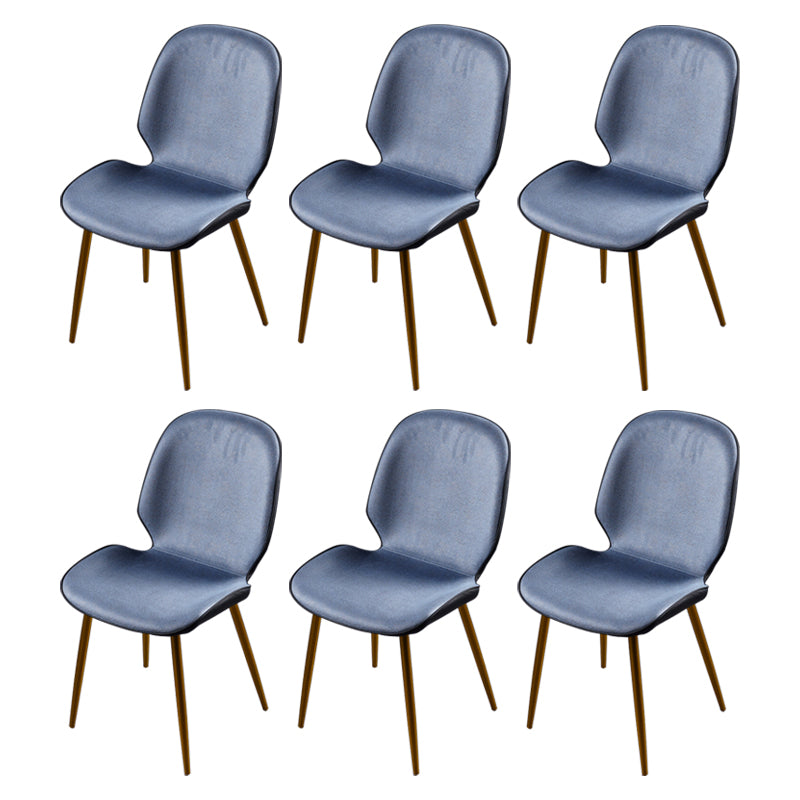 Scandinavian Conference Room Side Chair Matte Upholstered Finish Parsons Dining Chairs Peacock Blue 6 Piece Set Brass Gold Clearhalo ' kitchen&dining_furn' 'Dining Chairs' 'Dining Tables & Seating' 'dining_chair' 'furn' 'furn_dining_chair' 'Furniture' 'furniture_dining_chair' 'Kitchen & Dining Furniture' 'kitchen' 3956231