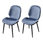 Scandinavian Conference Room Side Chair Matte Upholstered Finish Parsons Dining Chairs Peacock Blue 2 Piece Set Black Clearhalo ' kitchen&dining_furn' 'Dining Chairs' 'Dining Tables & Seating' 'dining_chair' 'furn' 'furn_dining_chair' 'Furniture' 'furniture_dining_chair' 'Kitchen & Dining Furniture' 'kitchen' 3956241