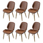 Scandinavian Conference Room Side Chair Matte Upholstered Finish Parsons Dining Chairs Brown 6 Piece Set Brass Gold Clearhalo ' kitchen&dining_furn' 'Dining Chairs' 'Dining Tables & Seating' 'dining_chair' 'furn' 'furn_dining_chair' 'Furniture' 'furniture_dining_chair' 'Kitchen & Dining Furniture' 'kitchen' 3956249