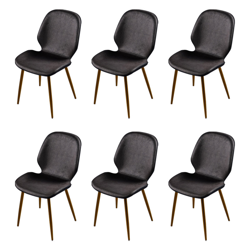 Scandinavian Conference Room Side Chair Matte Upholstered Finish Parsons Dining Chairs Dark Gray 6 Piece Set Brass Gold Clearhalo ' kitchen&dining_furn' 'Dining Chairs' 'Dining Tables & Seating' 'dining_chair' 'furn' 'furn_dining_chair' 'Furniture' 'furniture_dining_chair' 'Kitchen & Dining Furniture' 'kitchen' 3956258