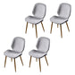 Scandinavian Conference Room Side Chair Matte Upholstered Finish Parsons Dining Chairs Off-White 4 Piece Set Brass Gold Clearhalo ' kitchen&dining_furn' 'Dining Chairs' 'Dining Tables & Seating' 'dining_chair' 'furn' 'furn_dining_chair' 'Furniture' 'furniture_dining_chair' 'Kitchen & Dining Furniture' 'kitchen' 3956266