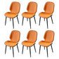 Scandinavian Conference Room Side Chair Matte Upholstered Finish Parsons Dining Chairs Orange 6 Piece Set Black Clearhalo ' kitchen&dining_furn' 'Dining Chairs' 'Dining Tables & Seating' 'dining_chair' 'furn' 'furn_dining_chair' 'Furniture' 'furniture_dining_chair' 'Kitchen & Dining Furniture' 'kitchen' 3956273
